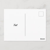 《植物》スイレンポンドレイクフラワーIポストカード ポストカード (裏面)