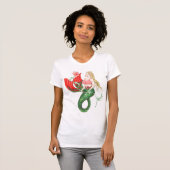 《植物》スイレンマーメイドファンタジー Tシャツ (正面フル)
