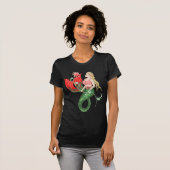 《植物》スイレンマーメイドファンタジー Tシャツ (正面フル)