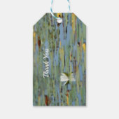 《植物》スイレンレイクフラワーウォーターカラーギフトラベル ギフトタグ (正面)