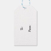 《植物》スイレンレイクフラワーウォーターカラーギフトラベル ギフトタグ (裏面)