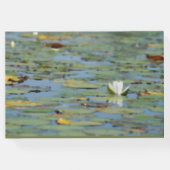 《植物》スイレンレイクフラワーウォーターカラーゲストブック ゲストブック (裏面)