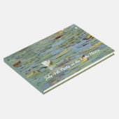 《植物》スイレンレイクフラワーウォーターカラーゲストブック ゲストブック (コーナー)