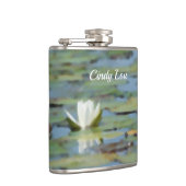 《植物》スイレンレイクフラワーウォーターカラードリンクフラスコ フラスク (右)