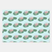 《植物》スイレン包装紙 ラッピングペーパーシート (正面)