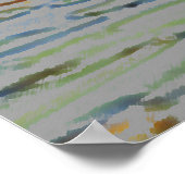 《植物》スイレン池湖花Iポスター ポスター (角)