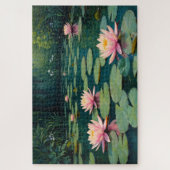 《植物》スイレン池 ジグソーパズル (縦)