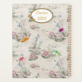 《植物》スイレン池（トンボ） プランナー手帳 (裏面)