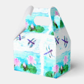 《植物》スイレン絵画トンフライフローラ フェイバーボックス (裏面サイド)