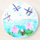 《植物》スイレン絵画池とトンボ コースター (正面)