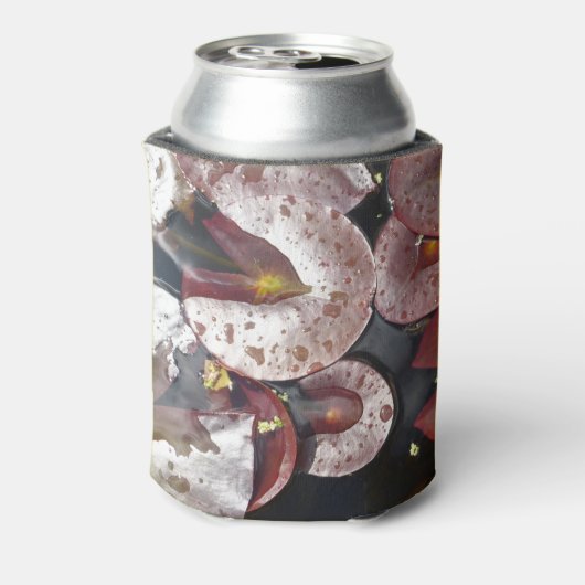 《植物》スイレン葉クーラーボックス 缶クーラー (缶裏面)