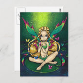 「《植物》スイレン」はがき ポストカード (正面/裏面)