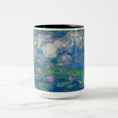 《植物》スイレン、インフィニティドットバイアフタークロードモネ ツートーンマグカップ (中央)