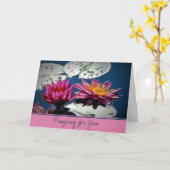 《植物》スイレン カード (黄色い花)