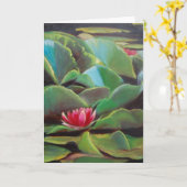 《植物》スイレン カード (黄色い花)