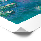 「《植物》スイレン」クロード・モネのポスター ポスター (角)