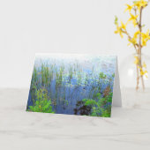 《植物》スイレン、シャロンCT カード (黄色い花)