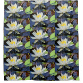 《植物》スイレン シャワーカーテン (正面)