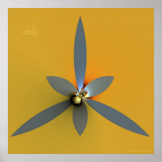 《植物》スイレン ポスター