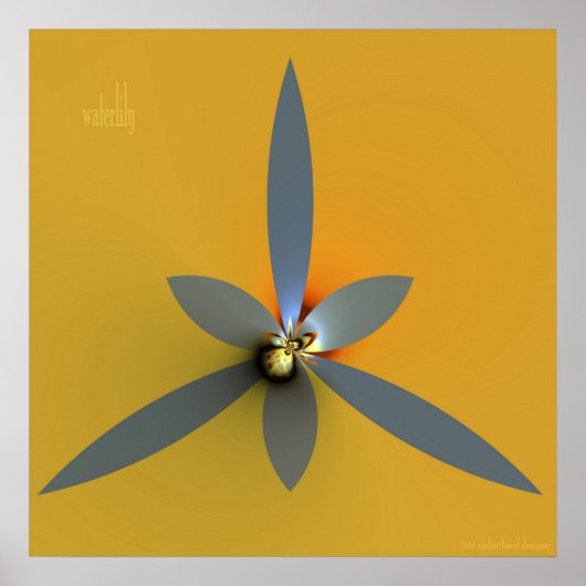 《植物》スイレン ポスター (正面)