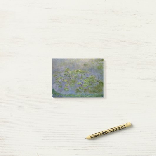 《植物》スイレン ポストイット (デスク上)