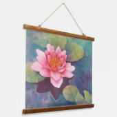 《植物》スイレン 吊り下げ型タペストリー (傾斜あり)