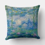 《植物》スイレン, 1916-1919 by Claude Monet クッション (裏面)