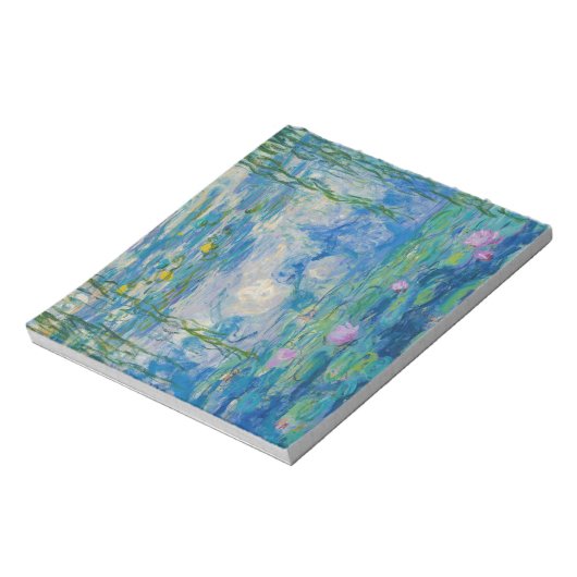 《植物》スイレン, 1916-1919 by Claude Monet ノートパッド (回転)