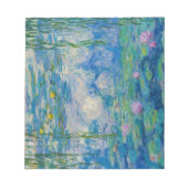 《植物》スイレン, 1916-1919 by Claude Monet ノートパッド (正面)