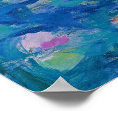 《植物》スイレン, 1916-1919 by Claude Monet ポスター (角)