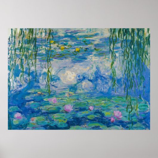 《植物》スイレン, 1916-1919 by Claude Monet ポスター (正面)