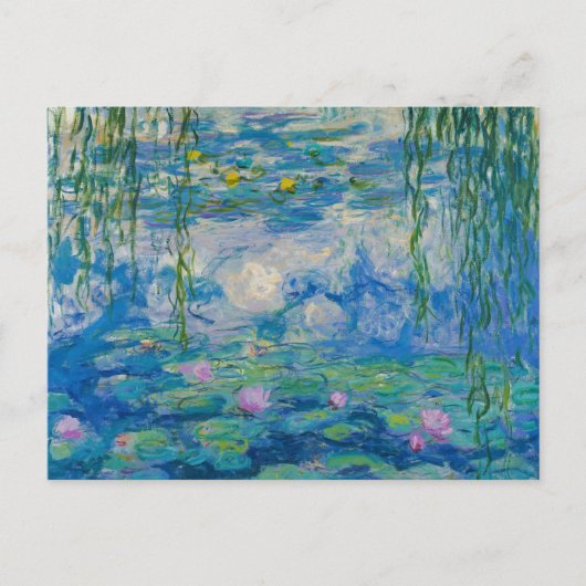 《植物》スイレン, 1916-1919 by Claude Monet ポストカード (正面)
