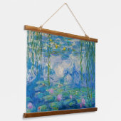 《植物》スイレン, 1916-1919 by Claude Monet 吊り下げ型タペストリー (傾斜あり)