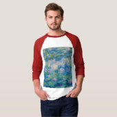 《植物》スイレン, 1916-1919 by Claude Monet Tシャツ (正面フル)