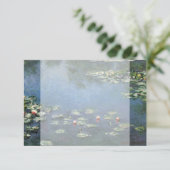 《植物》スイレンbyクロード・モネ,ヴィンテージの花 (スタンド正面)