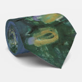 《植物》スイレンbyクロード・モネ,ヴィンテージの花 ネクタイ (ロール)