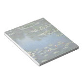 《植物》スイレンbyクロード・モネ,ヴィンテージの花 ノートパッド (アングル)