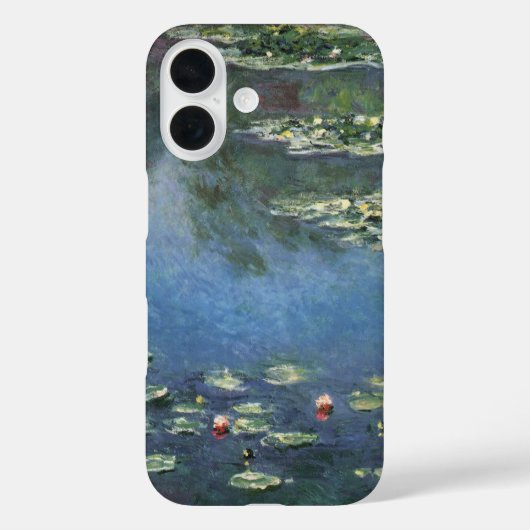《植物》スイレンbyクロード・モネ,ヴィンテージの花 Case-Mate iPhoneケース (裏面)