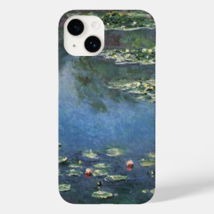 《植物》スイレンbyクロード・モネ,ヴィンテージの花 Case-Mate iPhone 14ケース