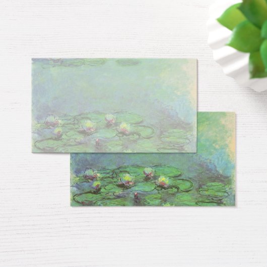 《植物》スイレンbyクロード・モネ,ヴィンテージ印象主義 (デスク)