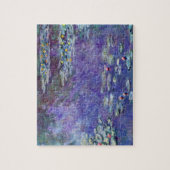 《植物》スイレンbyクロード・モネ，ヴィンテージ印象主義 ジグソーパズル (縦)