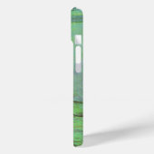 《植物》スイレンbyクロード・モネ，ヴィンテージ印象主義 Case-Mate iPhoneケース (裏面 / 左)