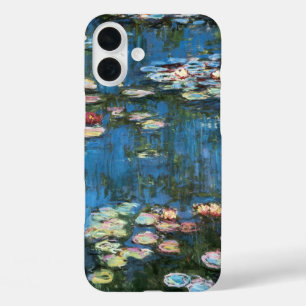 《植物》スイレンbyクロード・モネ,ヴィンテージ印象主義 iPhone 16 plusケース