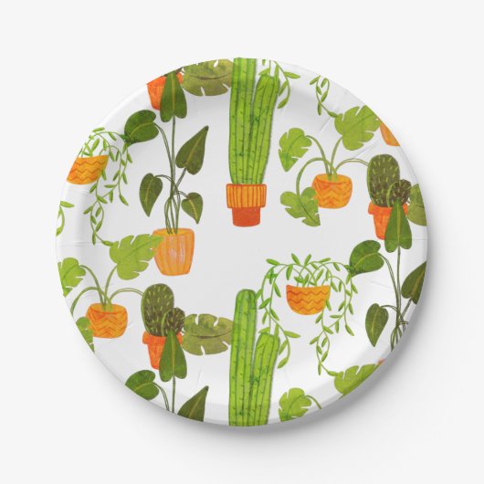 植物 ペーパープレート (正面)