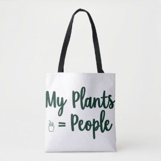 植物 = 人間 トートバッグ