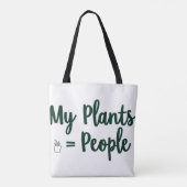 植物 = 人間 トートバッグ (裏面)