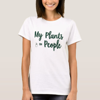 植物 = 人間 Tシャツ