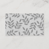 植物 名刺 (裏面)