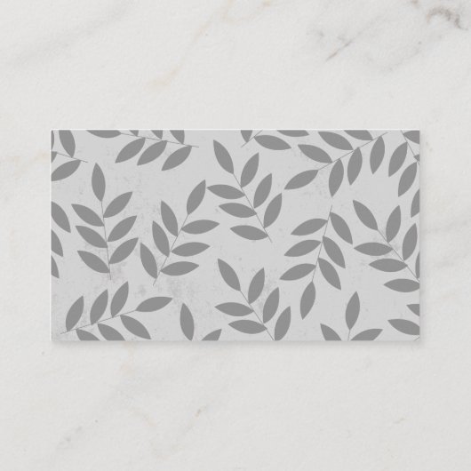 植物 名刺 (裏面)