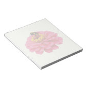 《植物》百日草とビー ノートパッド (アングル)